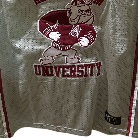 Tones of Melanin Alabama A&M Bulldogs Grey Basketball Jersey - Picture 8 of 16